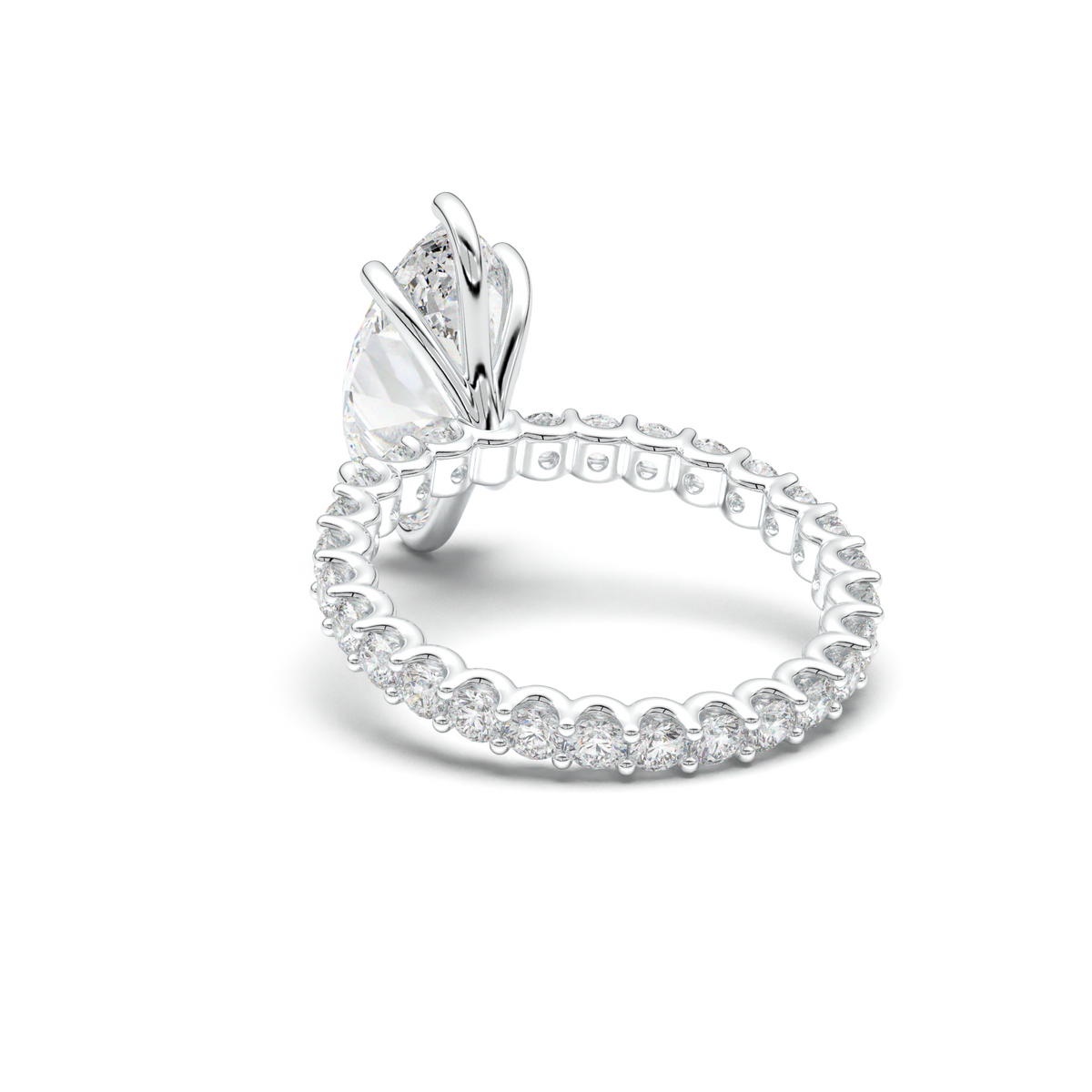 Marquise Pavé Engagement Ring