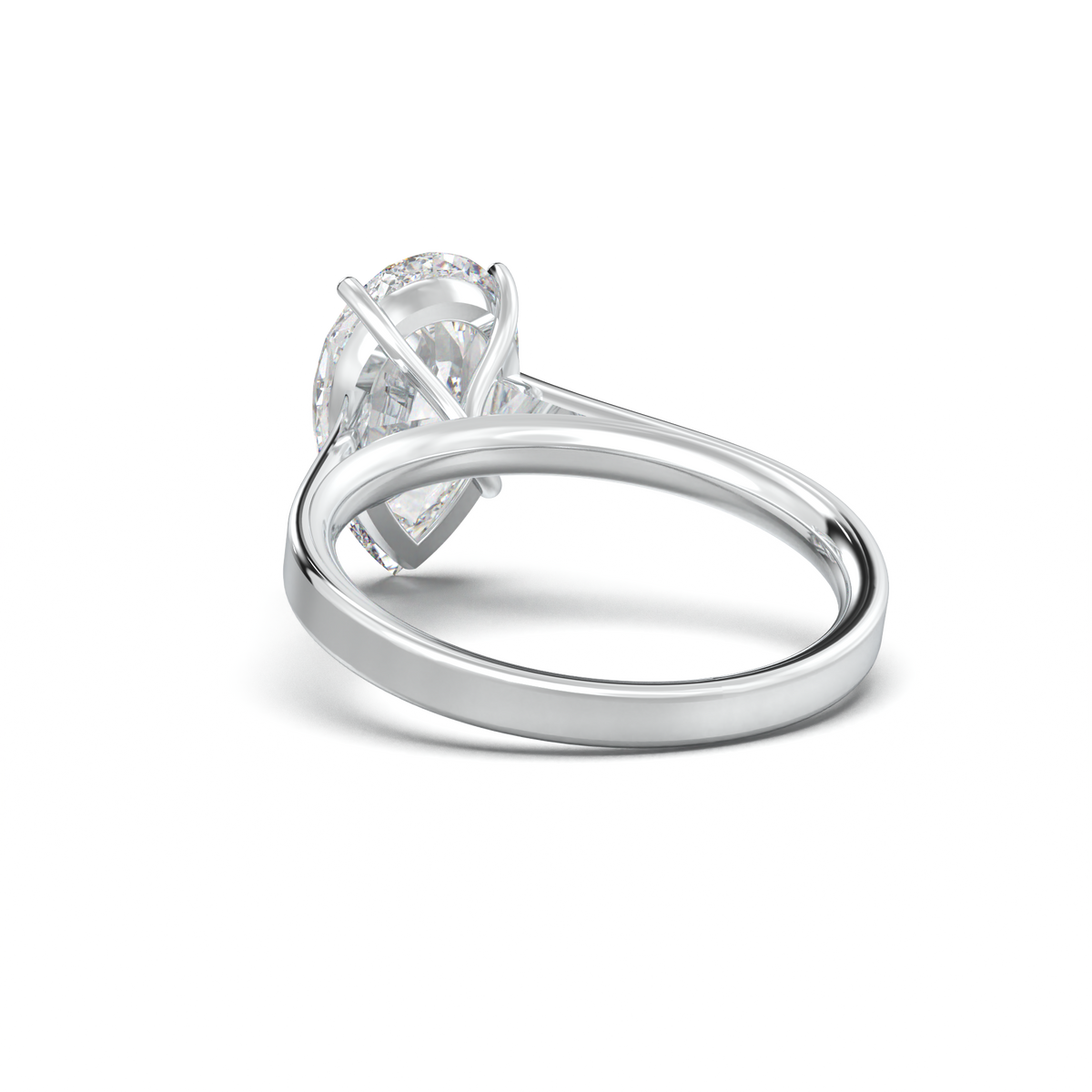 Pear Solitaire Engagement Ring