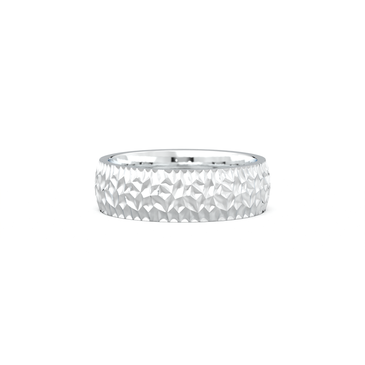 Hammered Texture Men's Band
