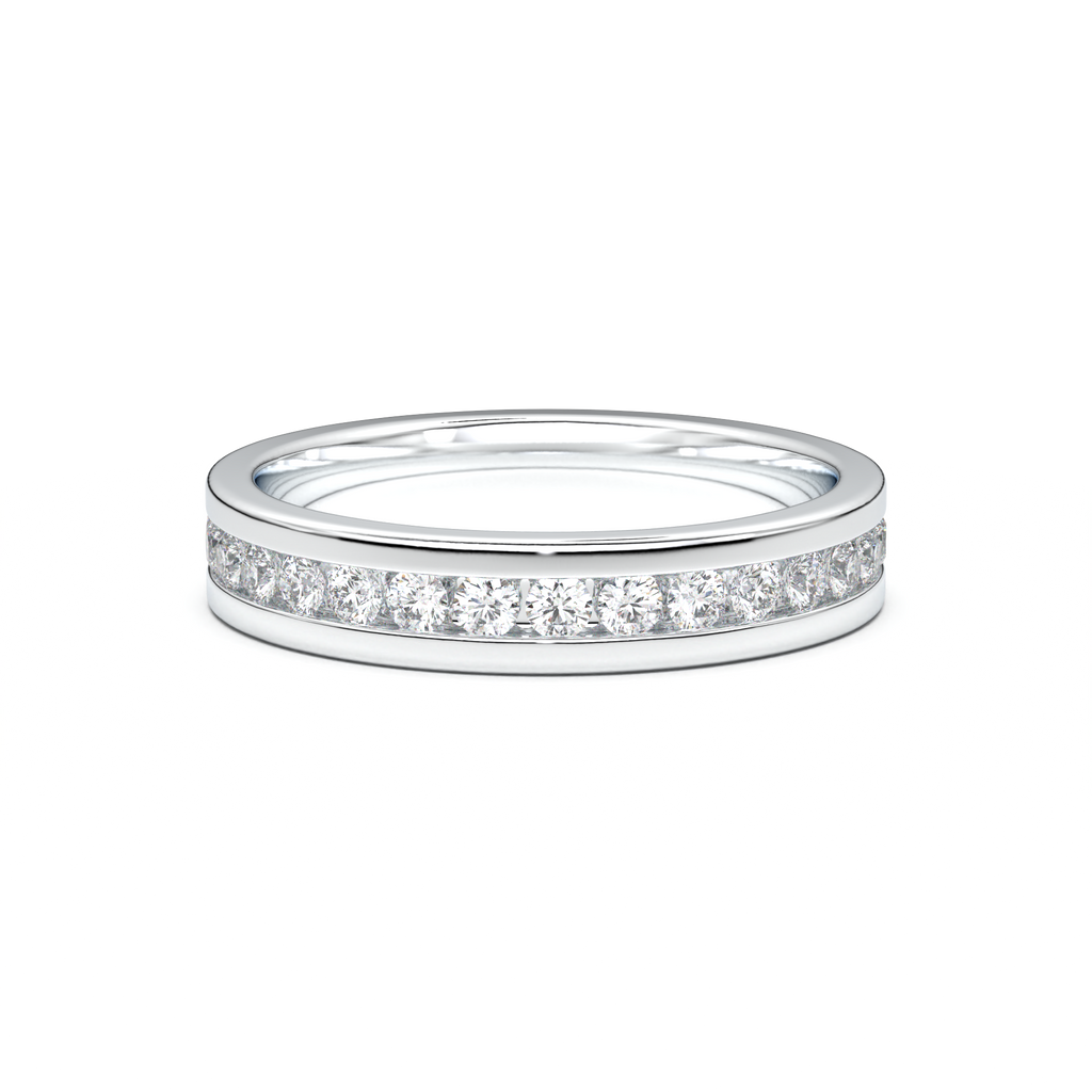 Channel-Set Diamond Men's Band