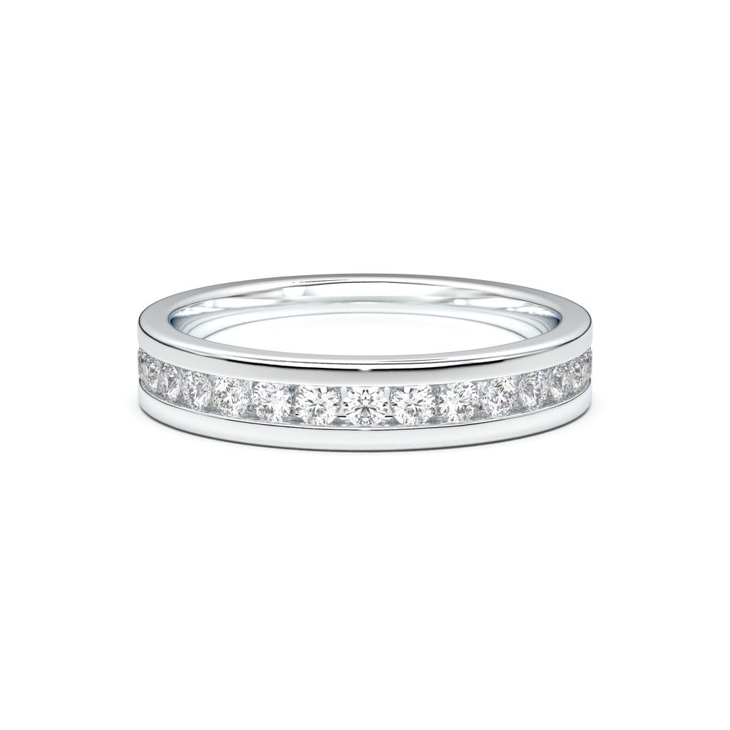 Channel-Set Diamond Men's Band
