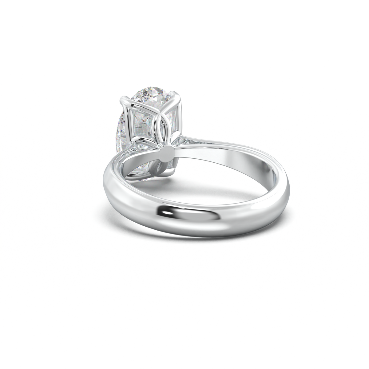 Oval Solitaire Engagement Ring