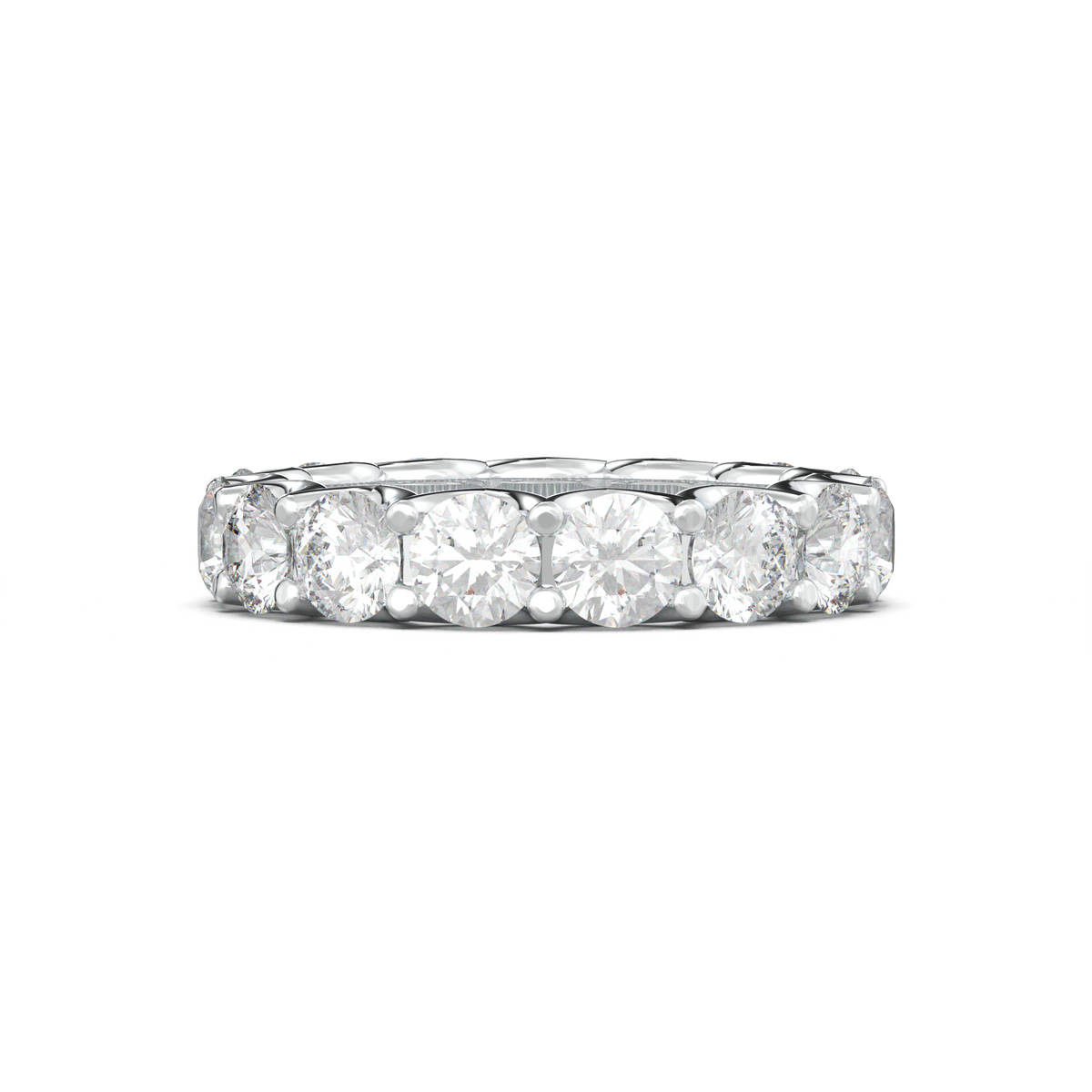 Round Eternity Wedding Band