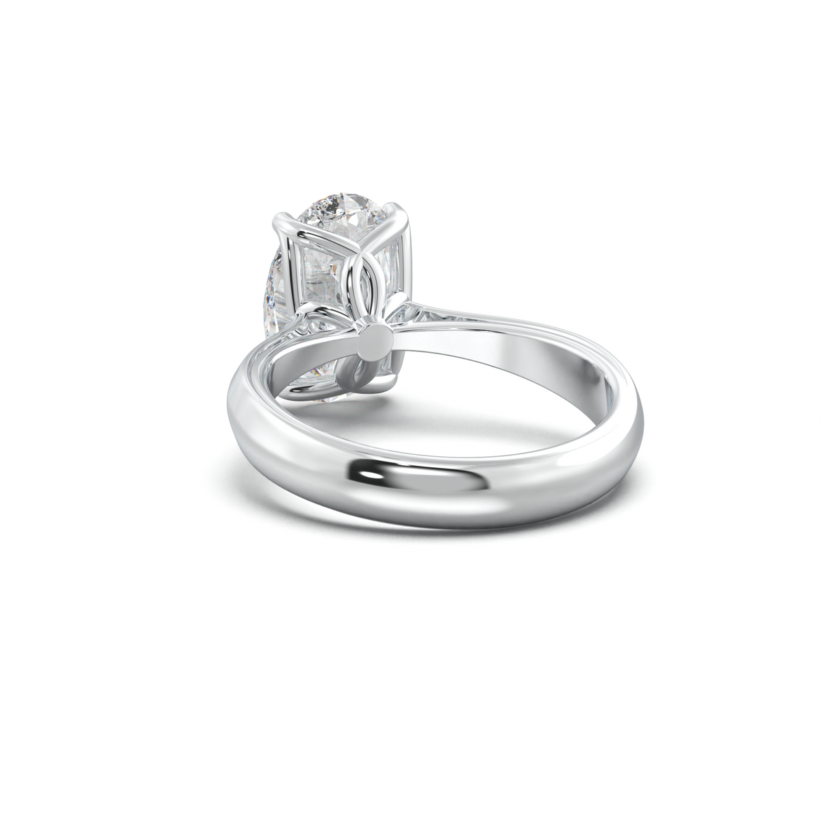 Oval Solitaire Engagement Ring