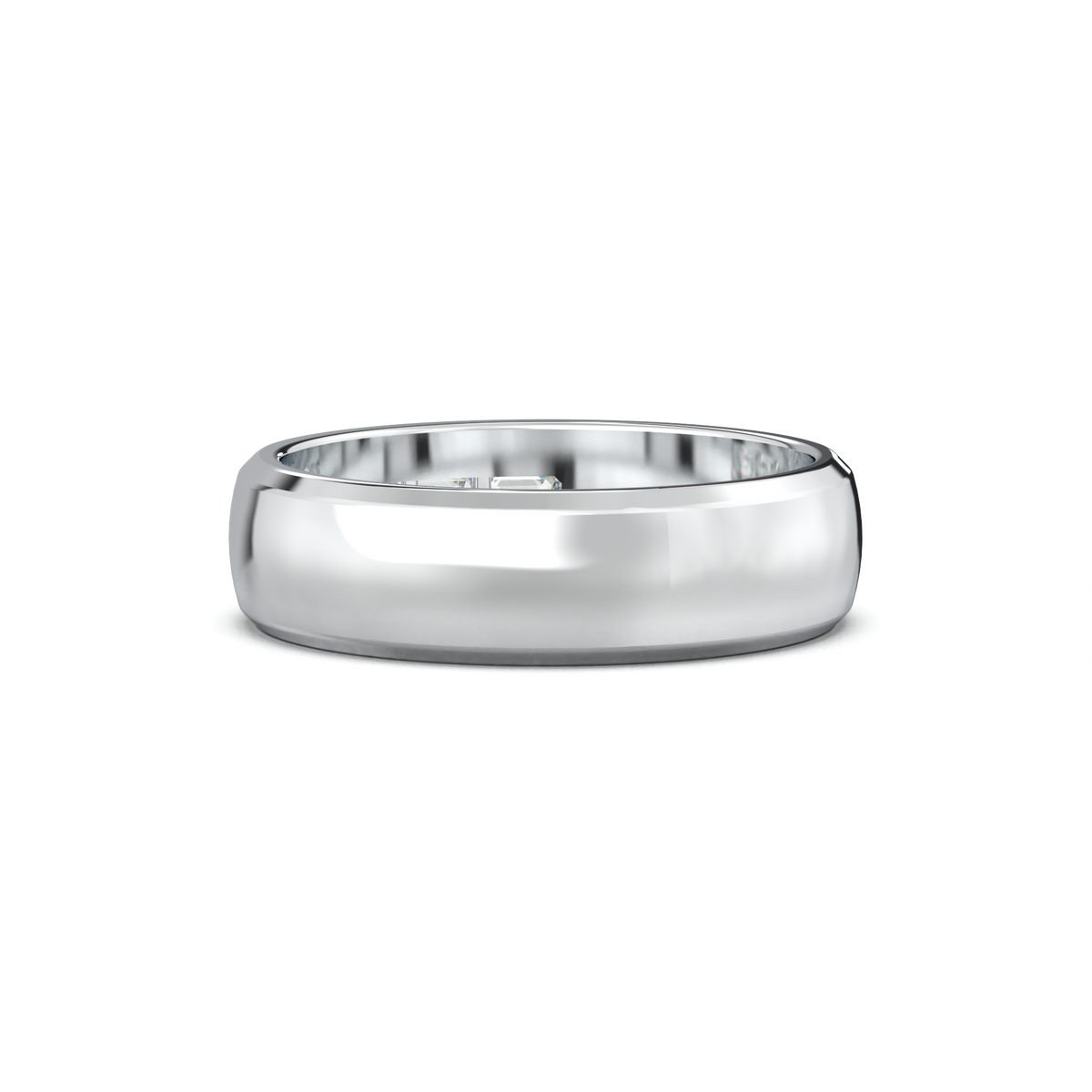 Three-Emerald Inlay Men's Band