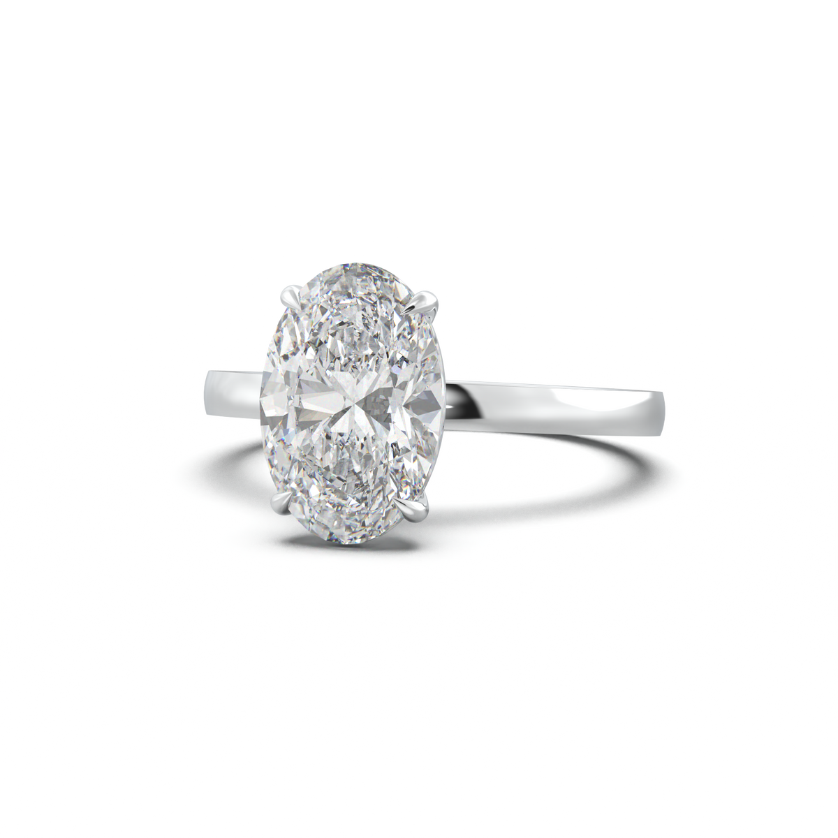 Oval Solitaire Engagement Ring