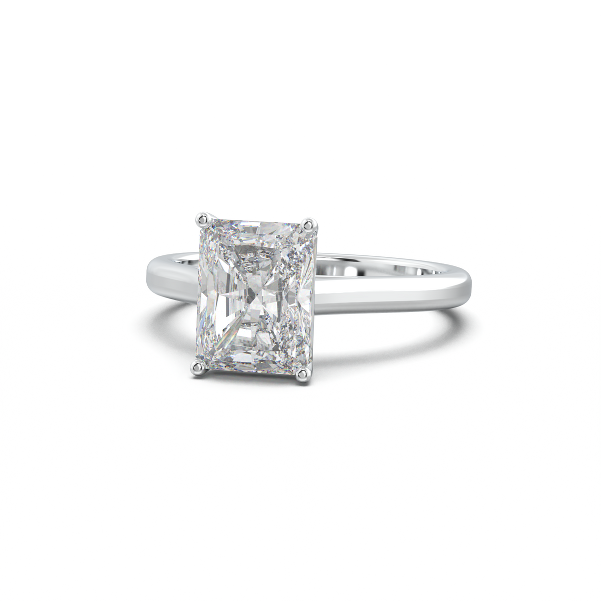 Radiant Solitaire Engagement Ring