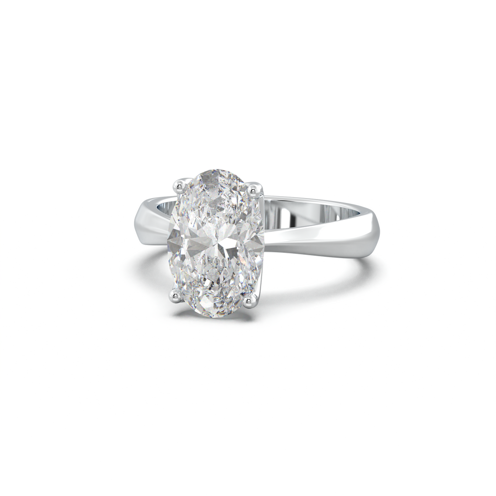 Oval Solitaire Engagement Ring