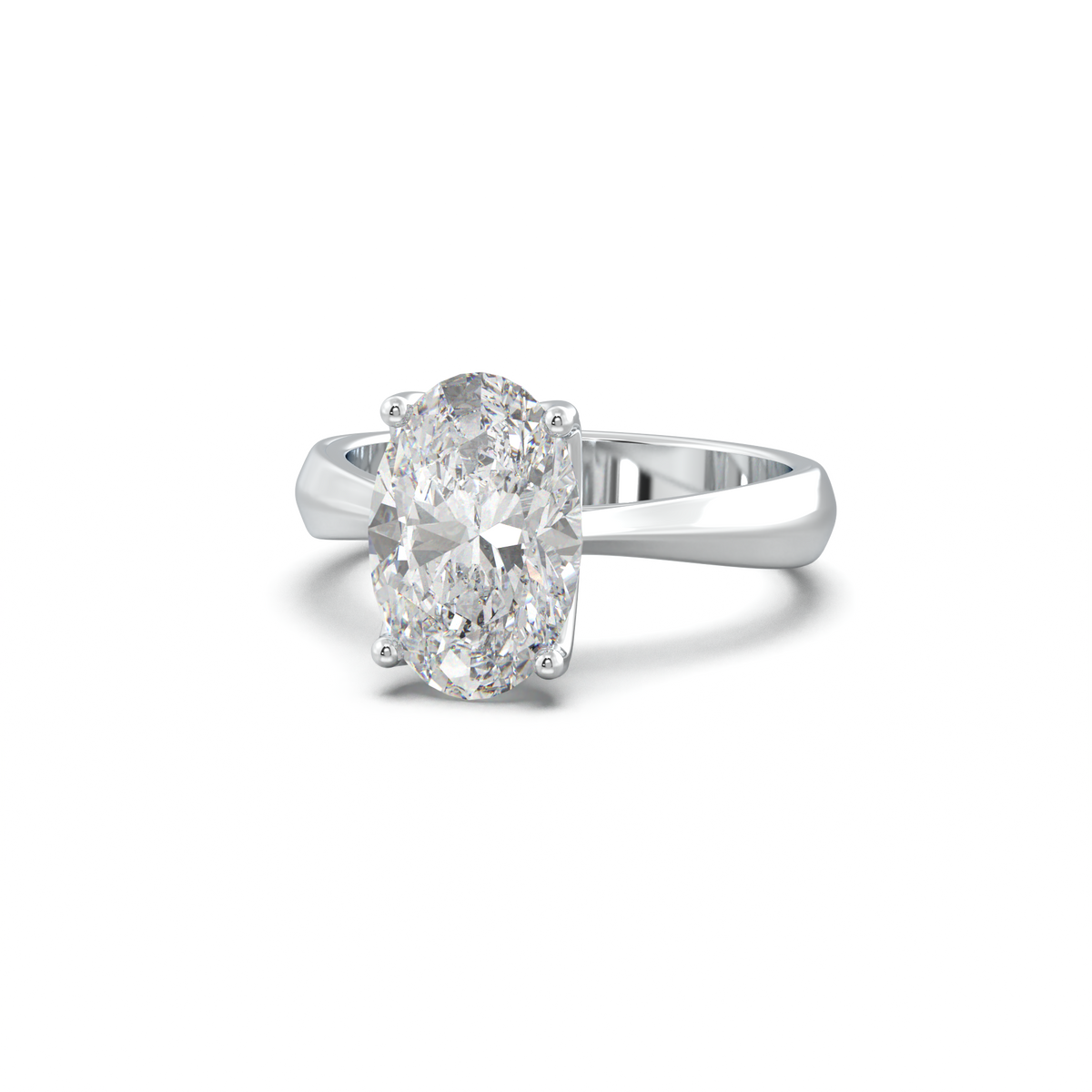 Oval Solitaire Engagement Ring