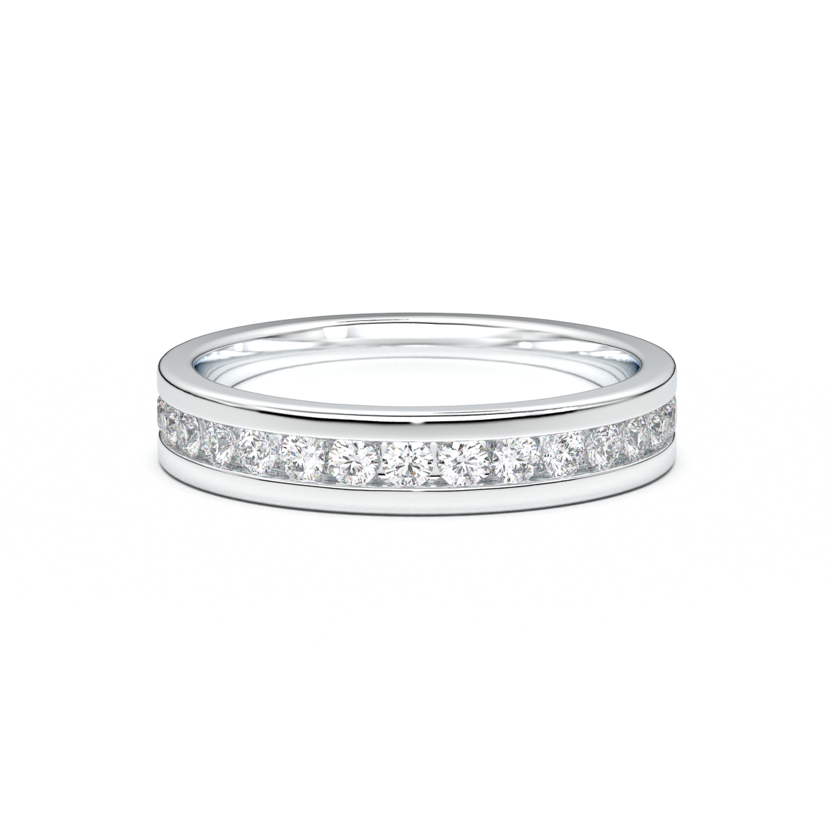 Channel-Set Diamond Men's Band
