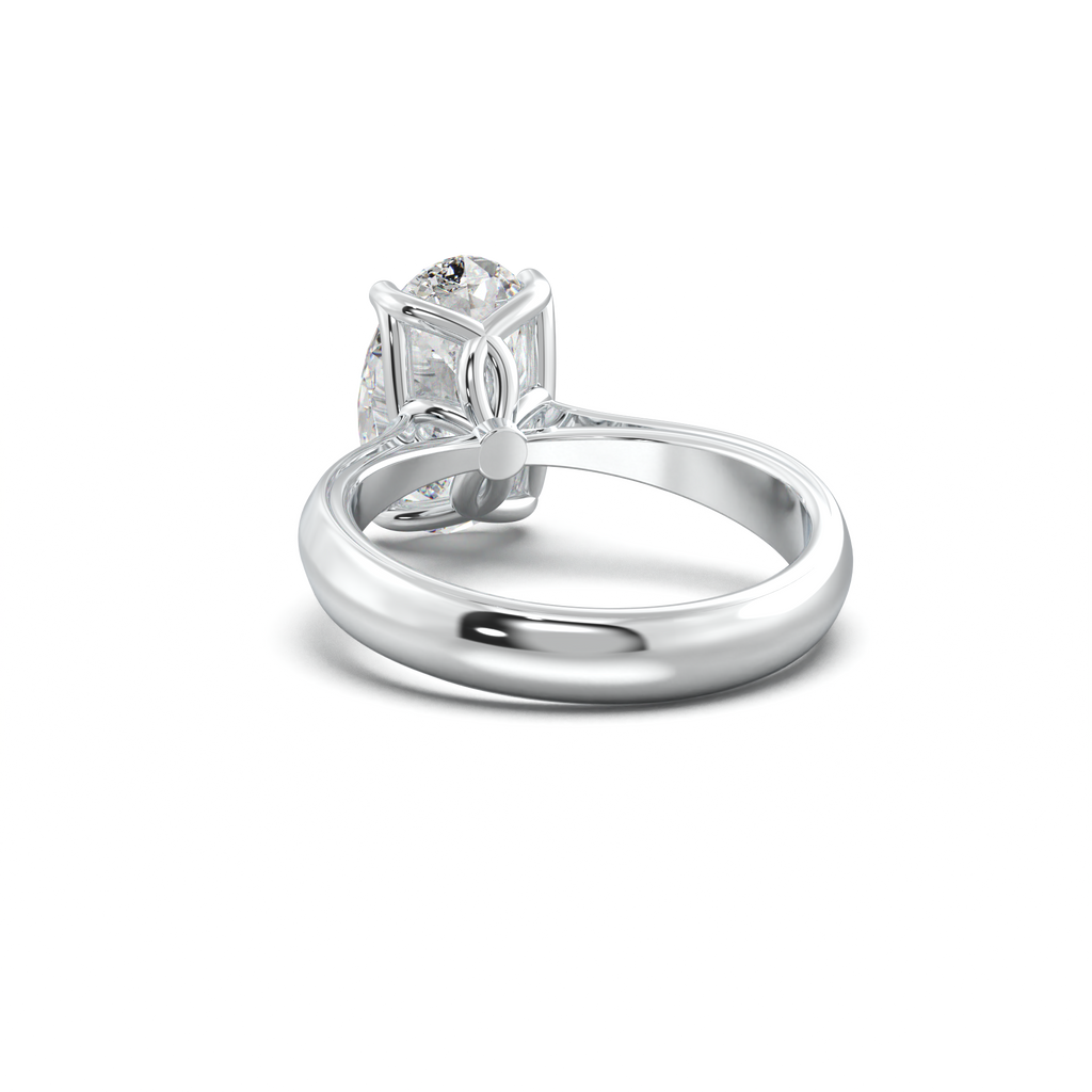 Oval Solitaire Engagement Ring