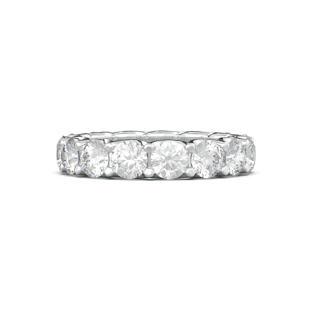 Round Eternity Wedding Band