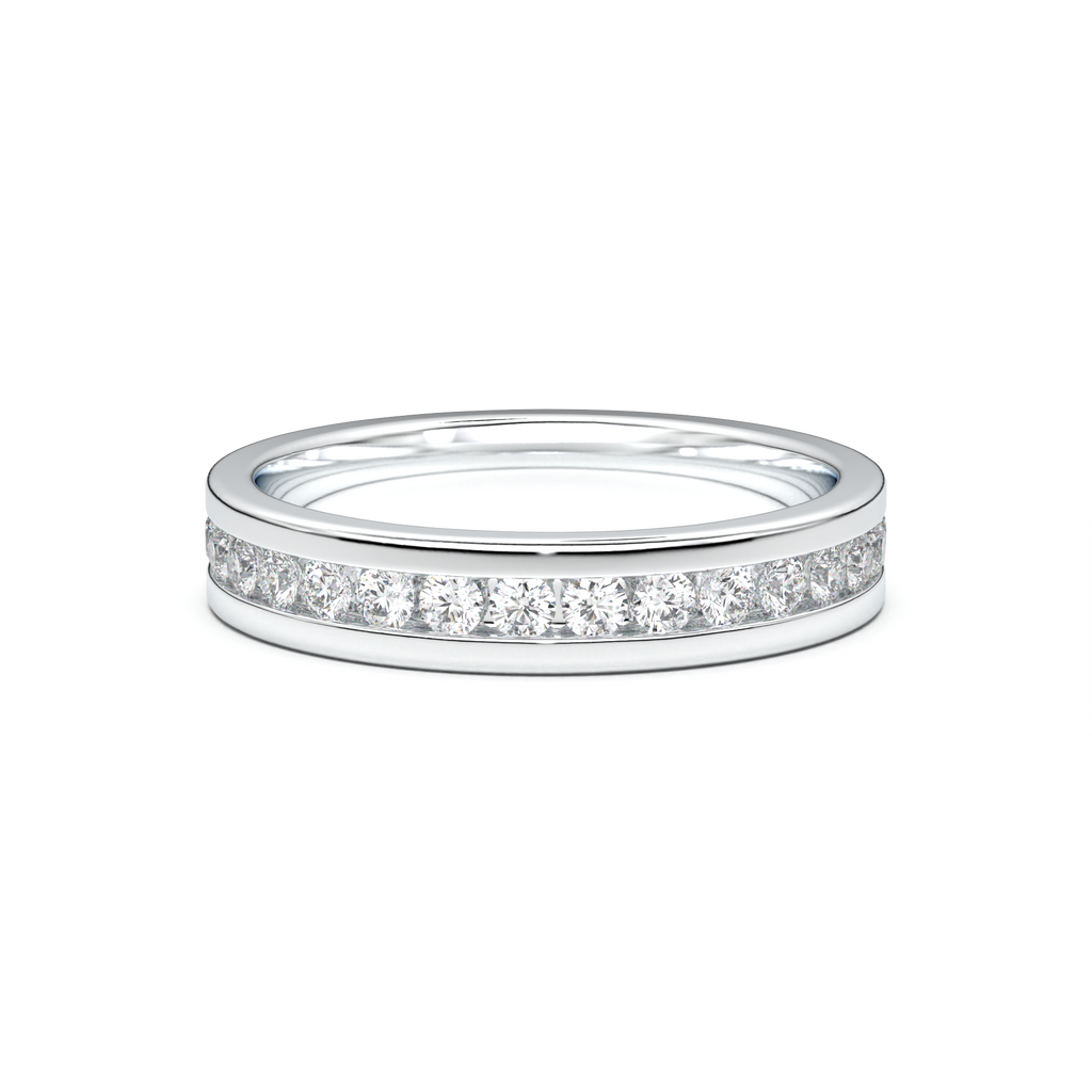 Channel-Set Diamond Men's Band