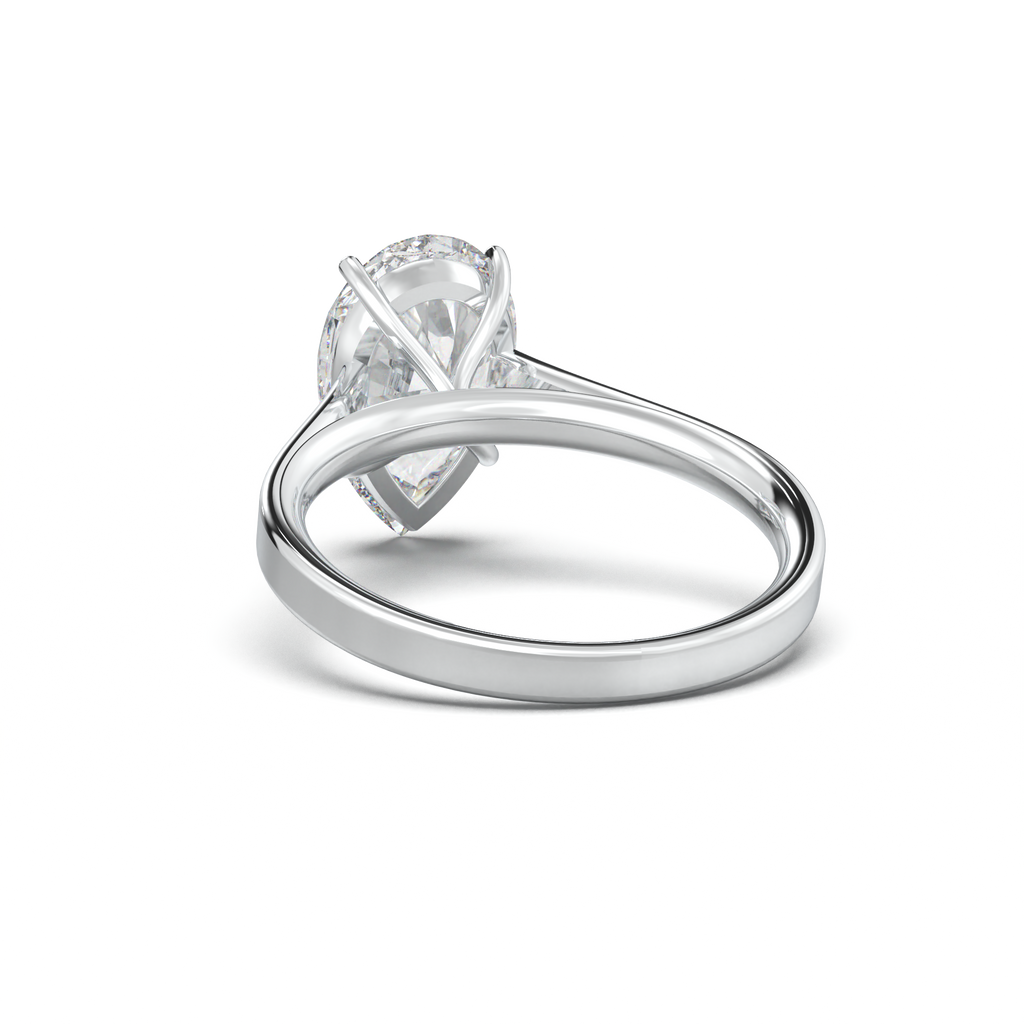 Pear Solitaire Engagement Ring