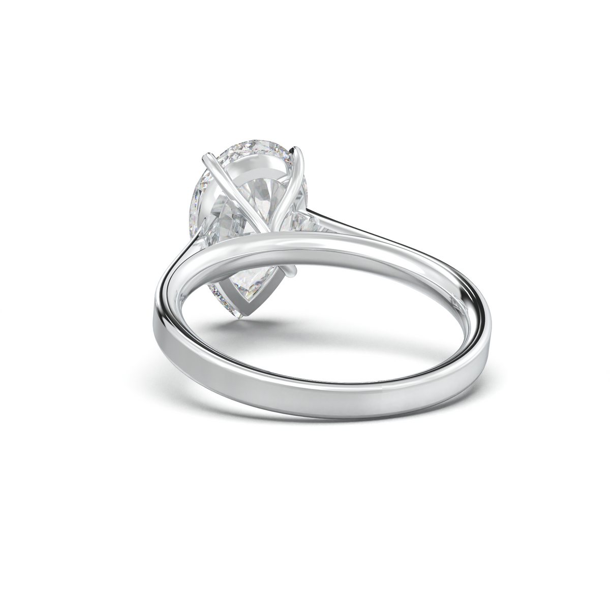 Pear Solitaire Engagement Ring