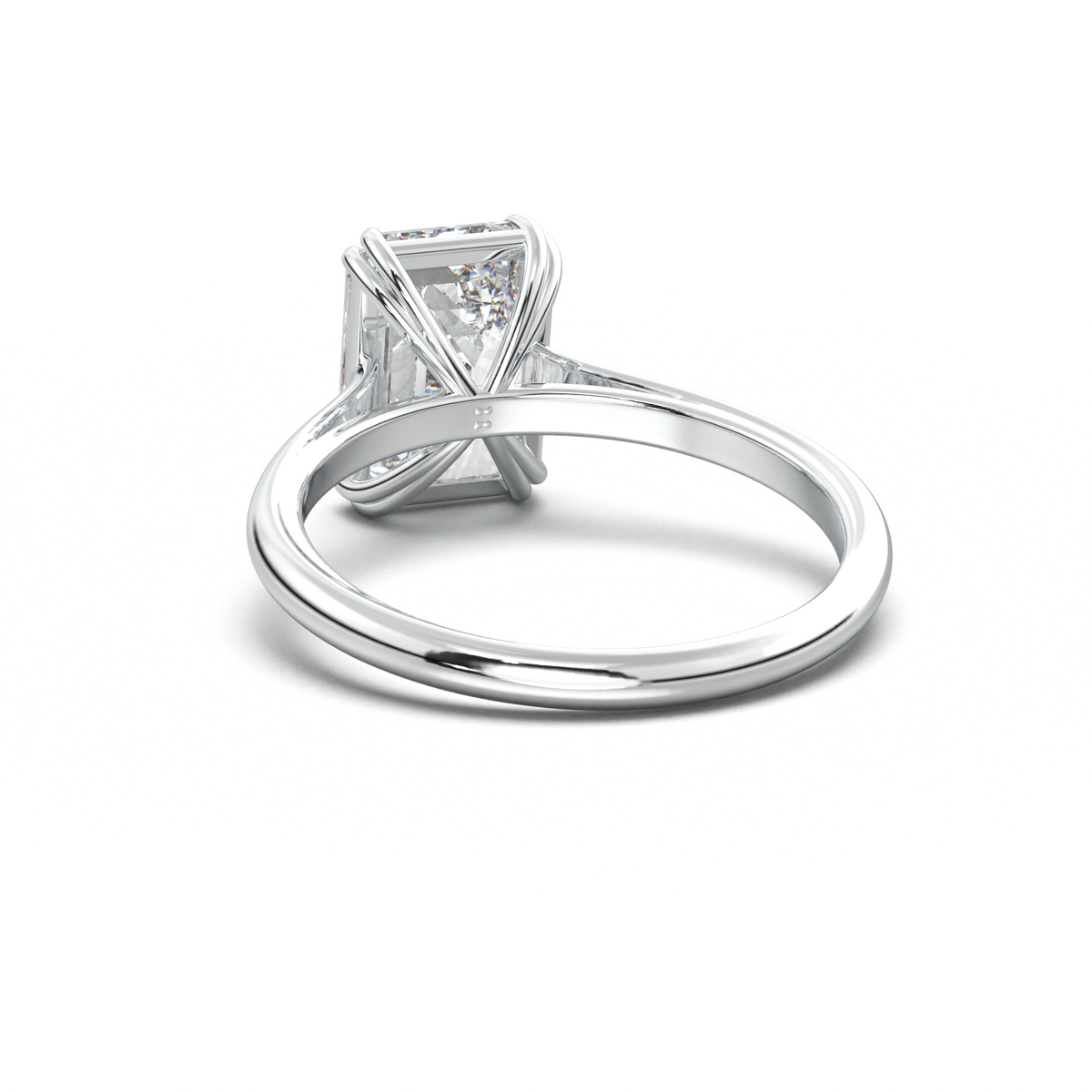 Emerald Solitaire Engagement Ring