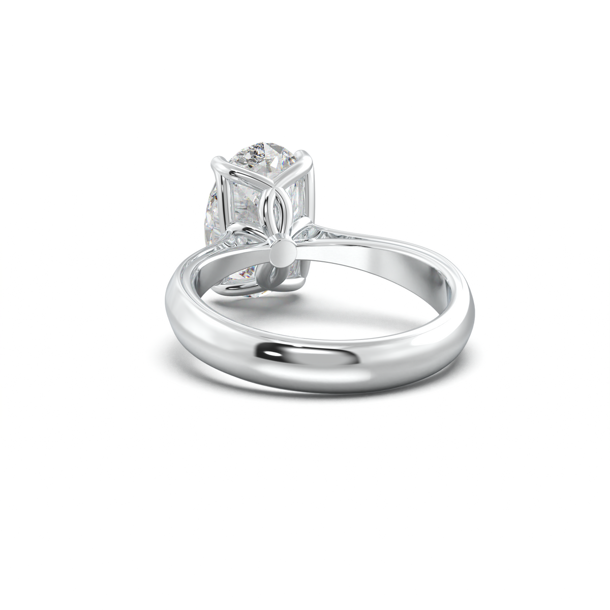 Oval Solitaire Engagement Ring