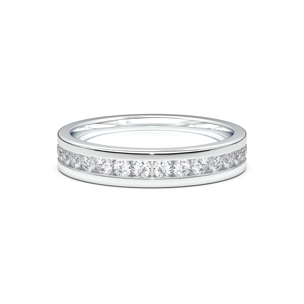 Channel-Set Diamond Men's Band