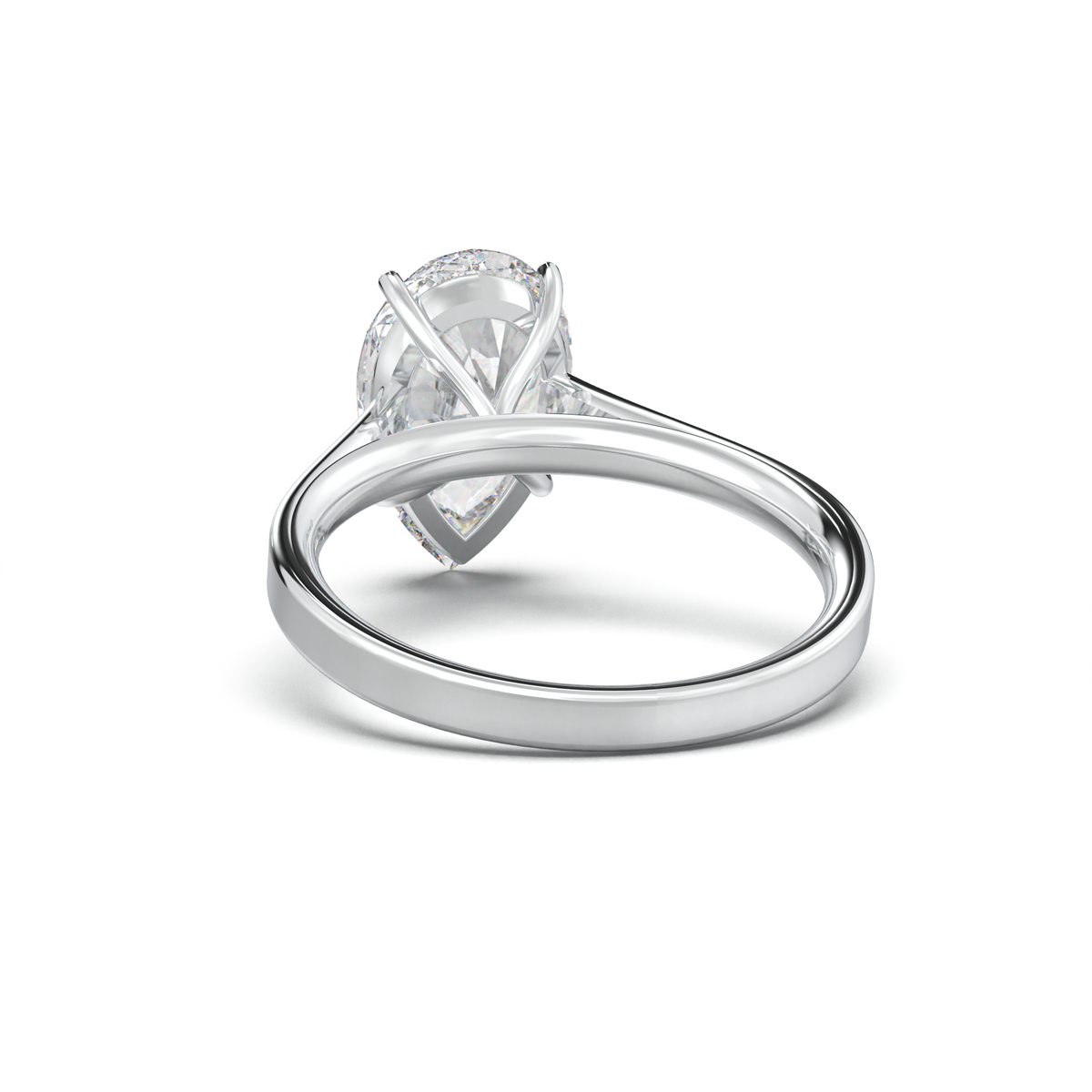 Pear Solitaire Engagement Ring