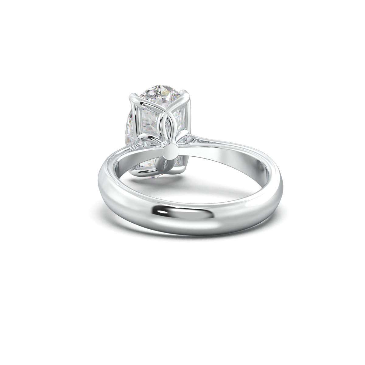 Oval Solitaire Engagement Ring