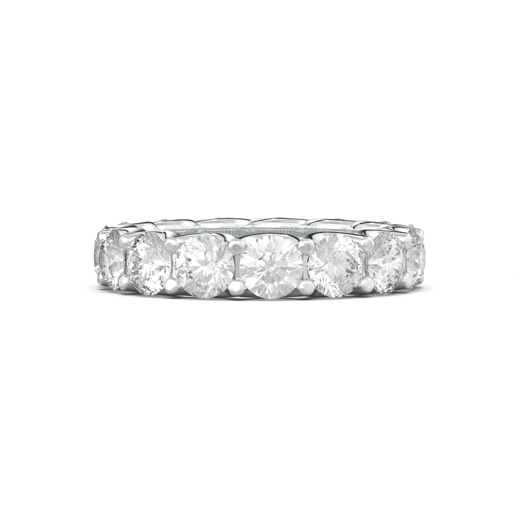 Round Eternity Wedding Band