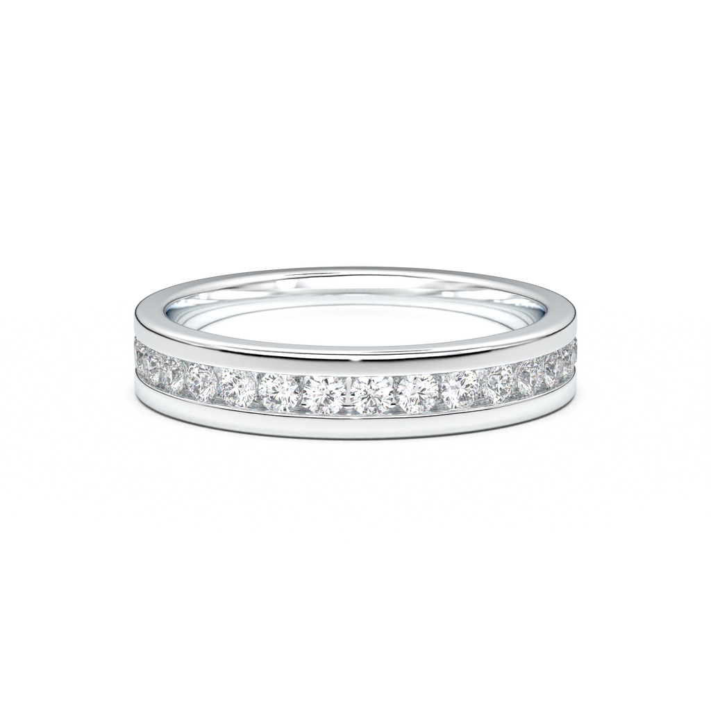 Channel-Set Diamond Men's Band