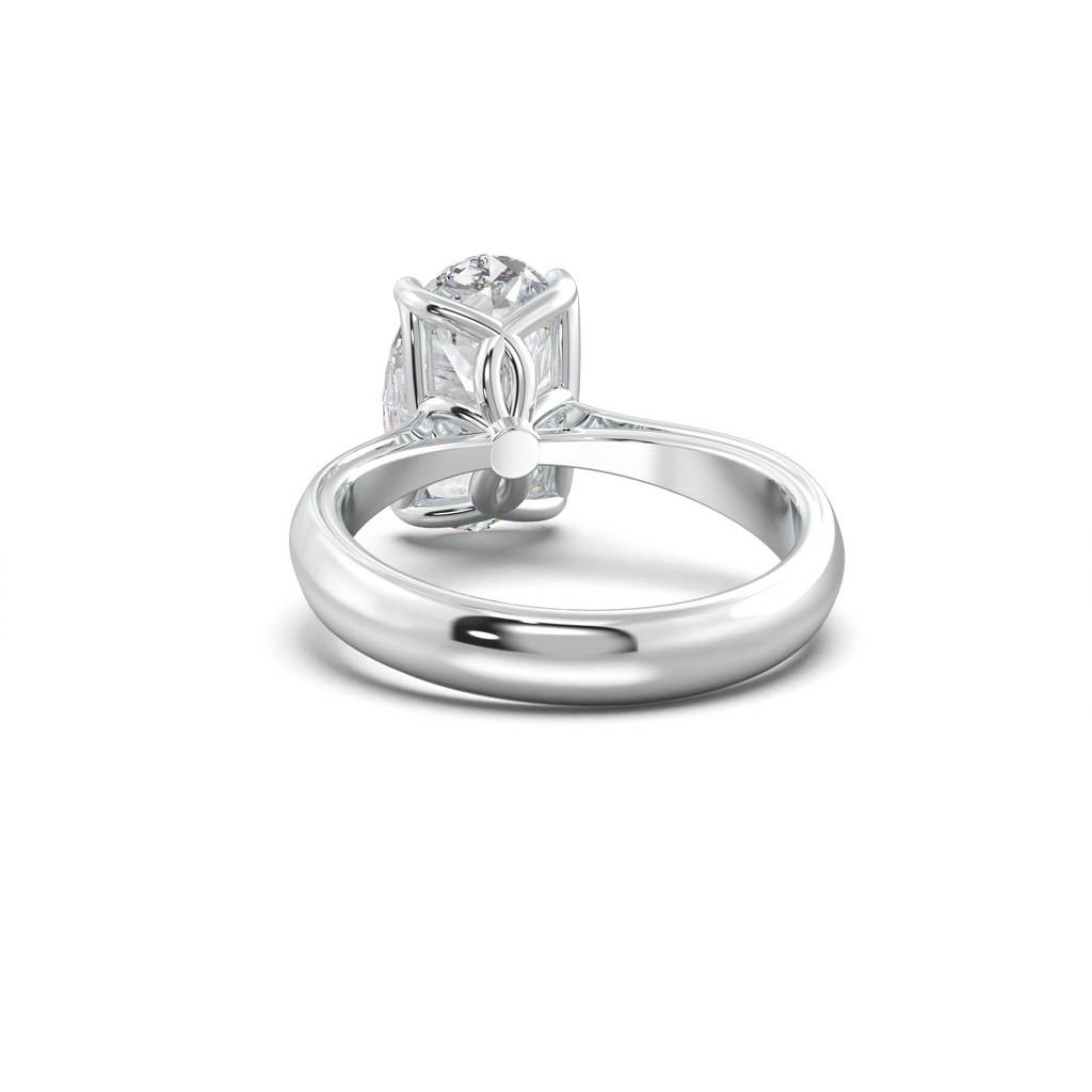 Oval Solitaire Engagement Ring