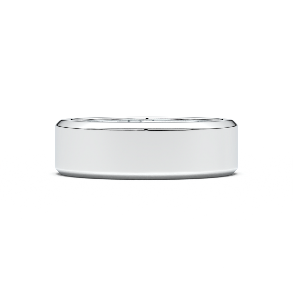 Flush-Set Round Men's Band