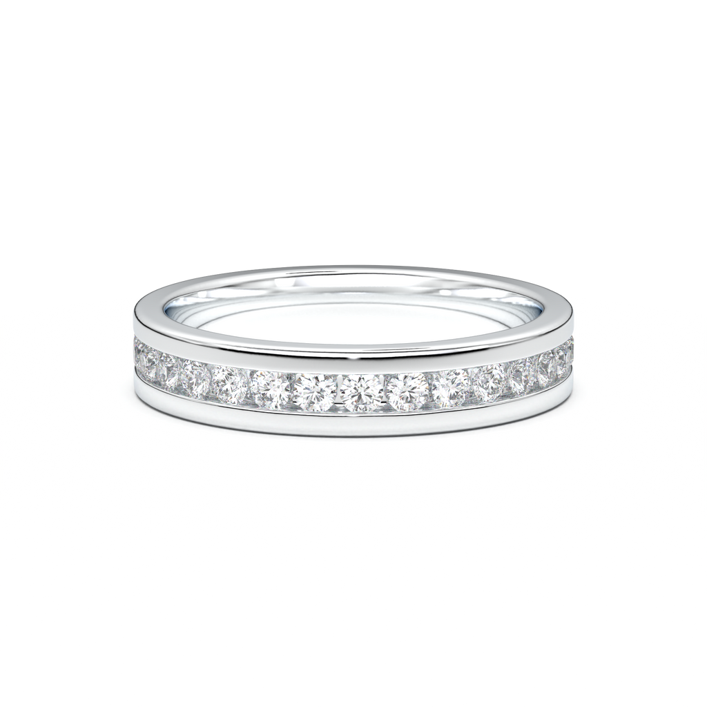 Channel-Set Diamond Men's Band