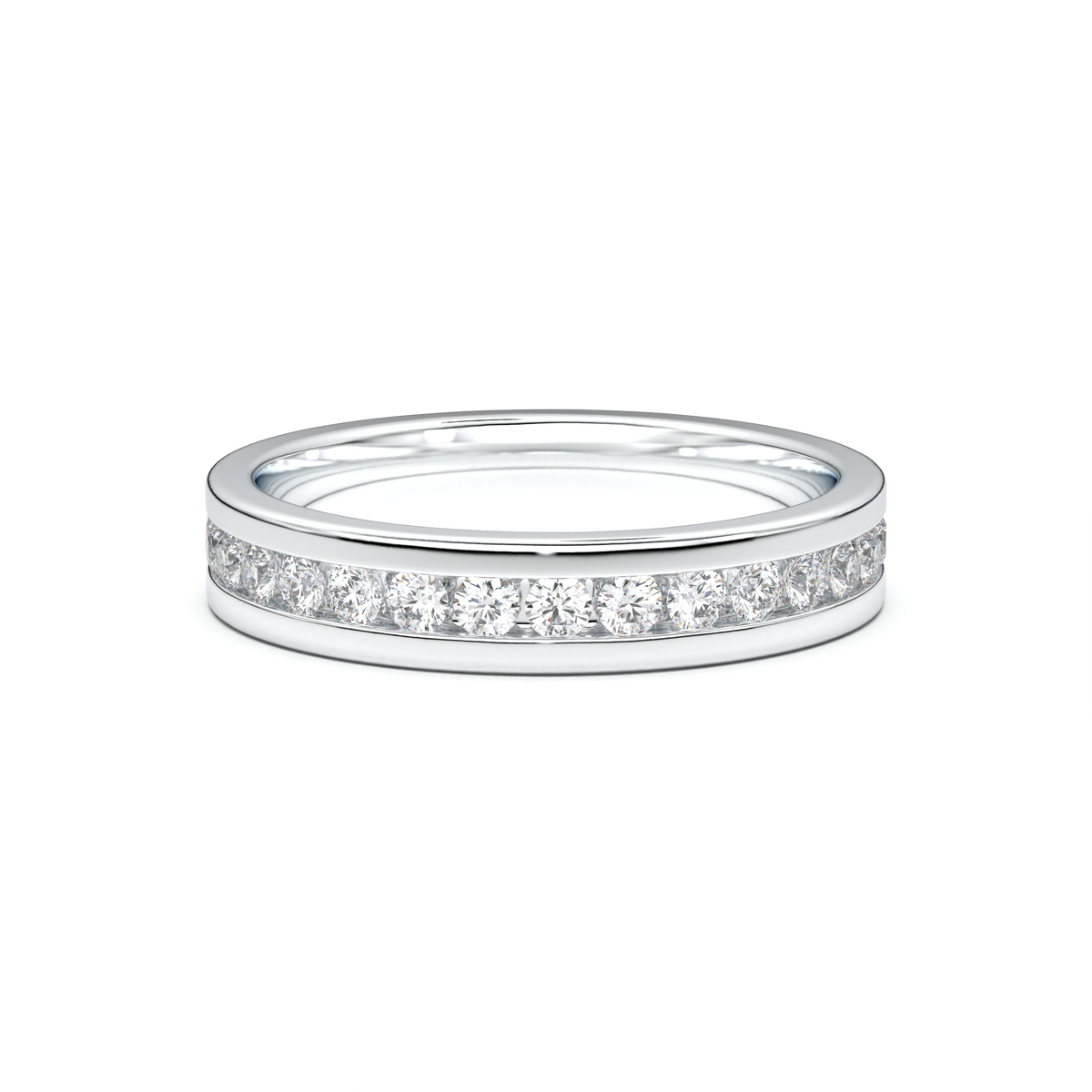 Channel-Set Diamond Men's Band