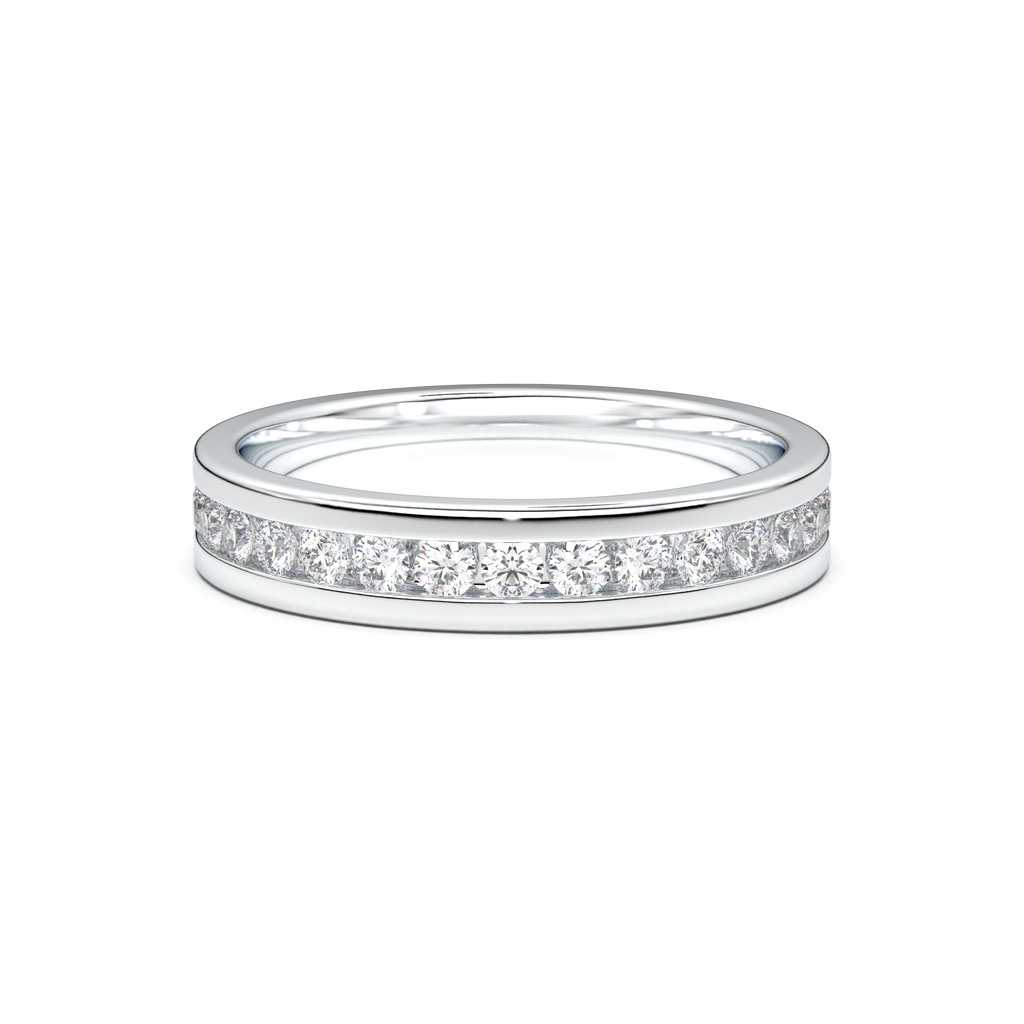 Channel-Set Diamond Men's Band