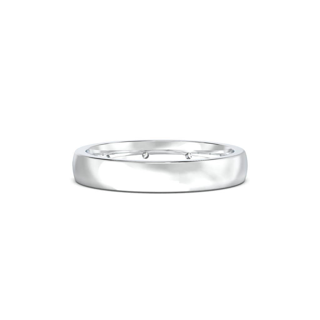 Five-Diamond Flush-Set Men's Band