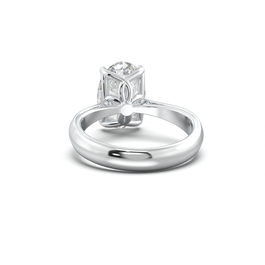 Oval Solitaire Engagement Ring