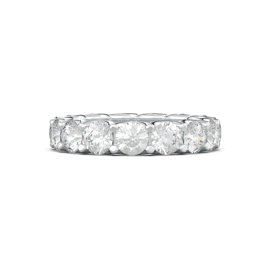 Round Eternity Wedding Band