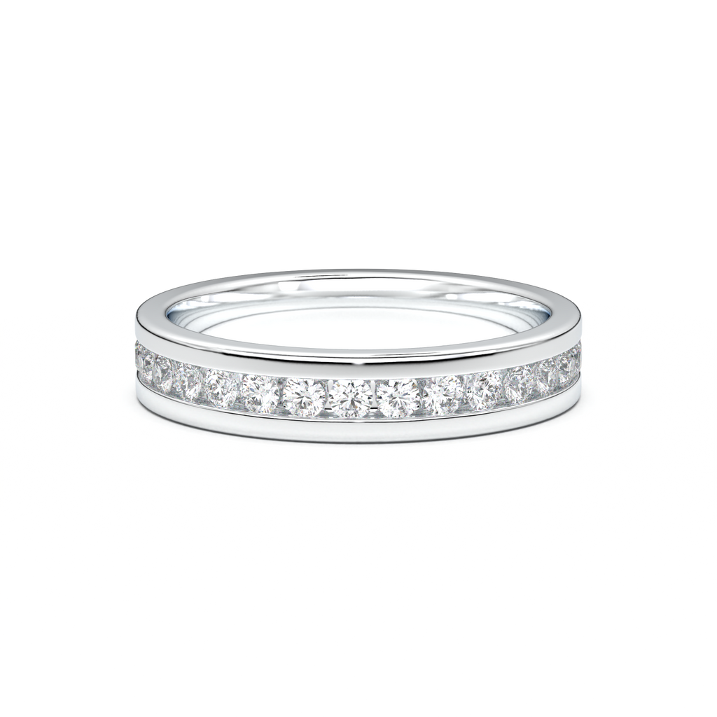 Channel-Set Diamond Men's Band
