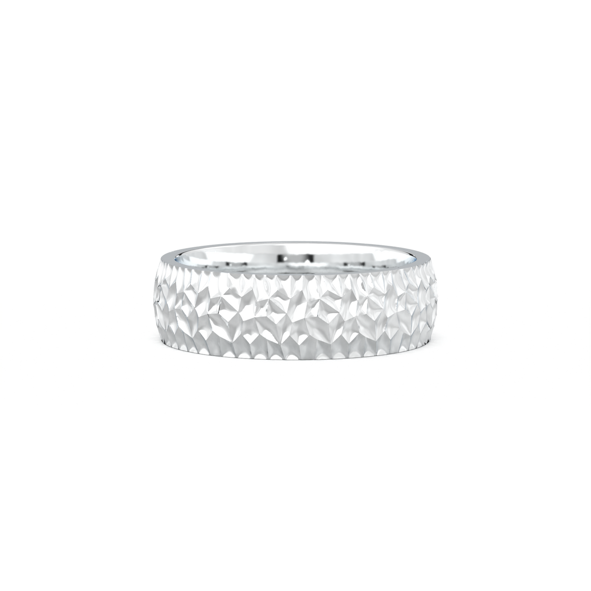 Hammered Texture Men's Band