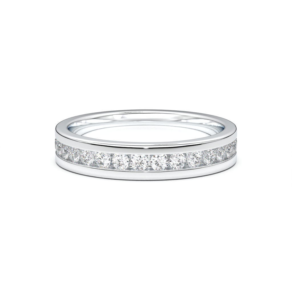 Channel-Set Diamond Men's Band