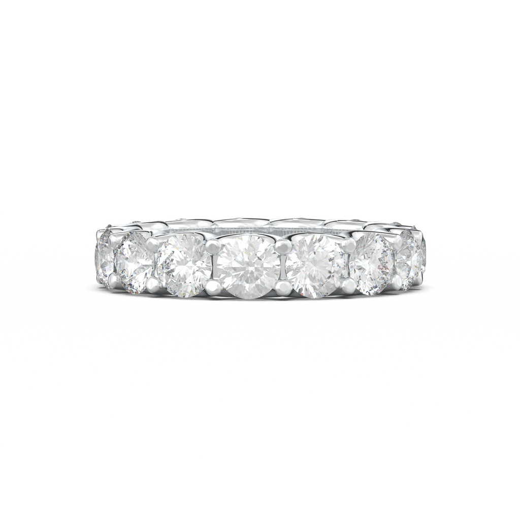 Round Eternity Wedding Band