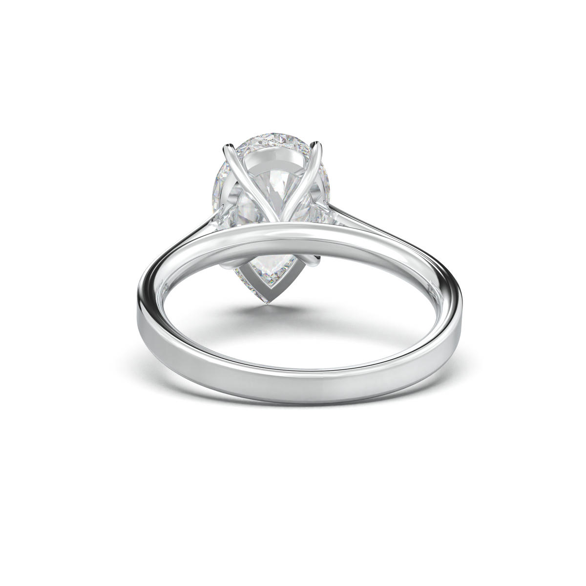 Pear Solitaire Engagement Ring