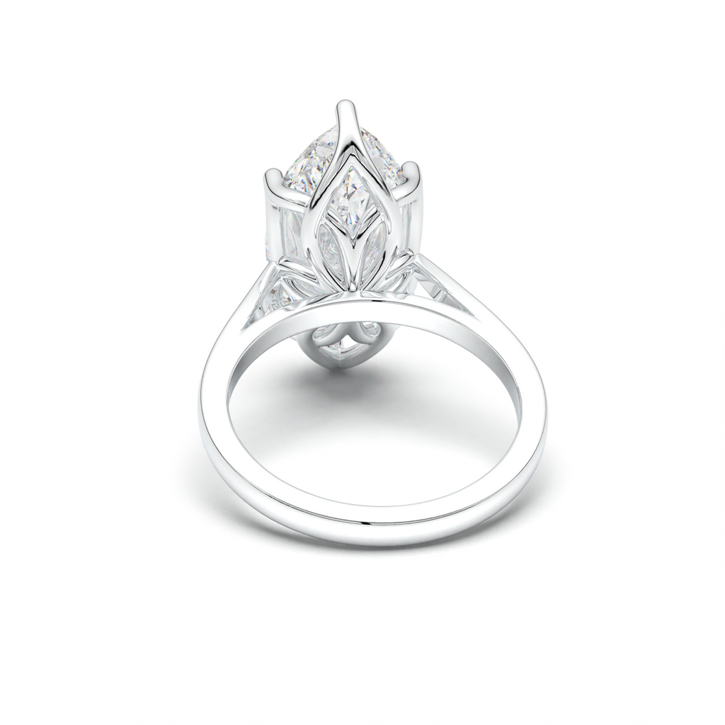 Marquise Solitaire Engagement Ring