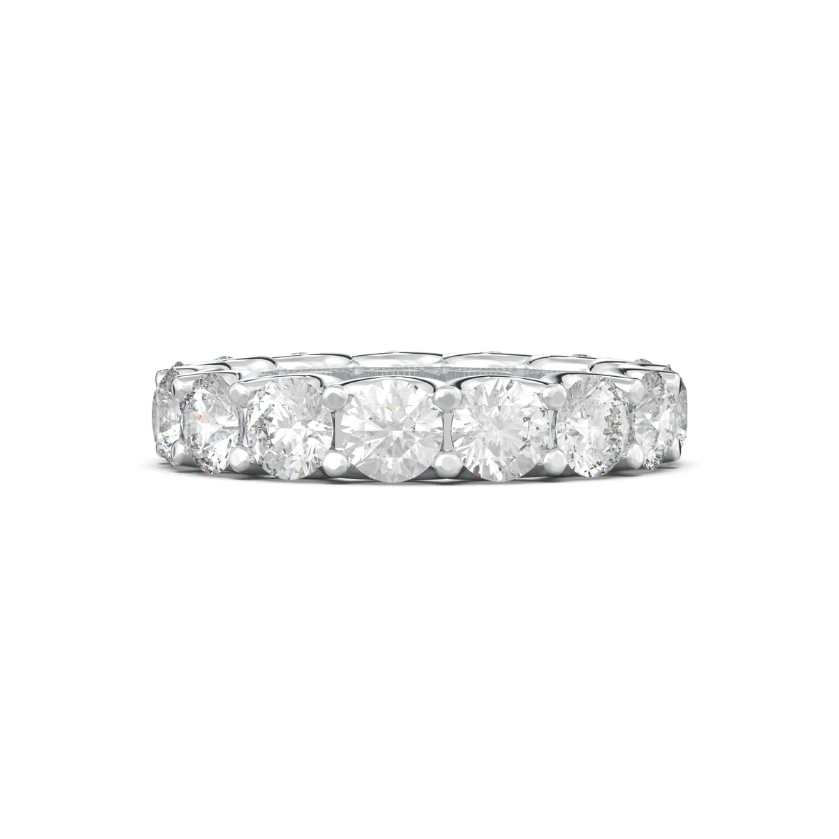 Round Eternity Wedding Band
