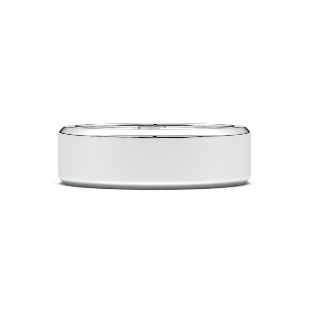Flush-Set Round Men's Band