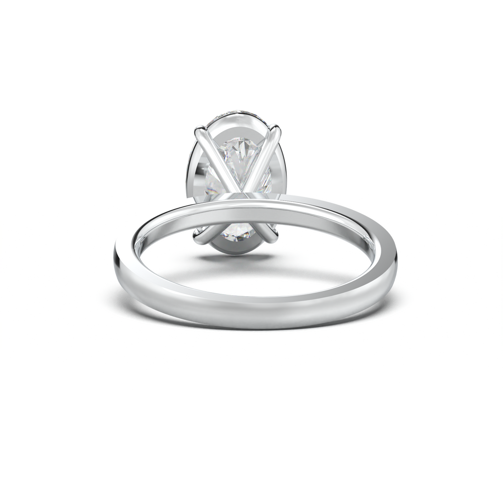 Oval Solitaire Engagement Ring