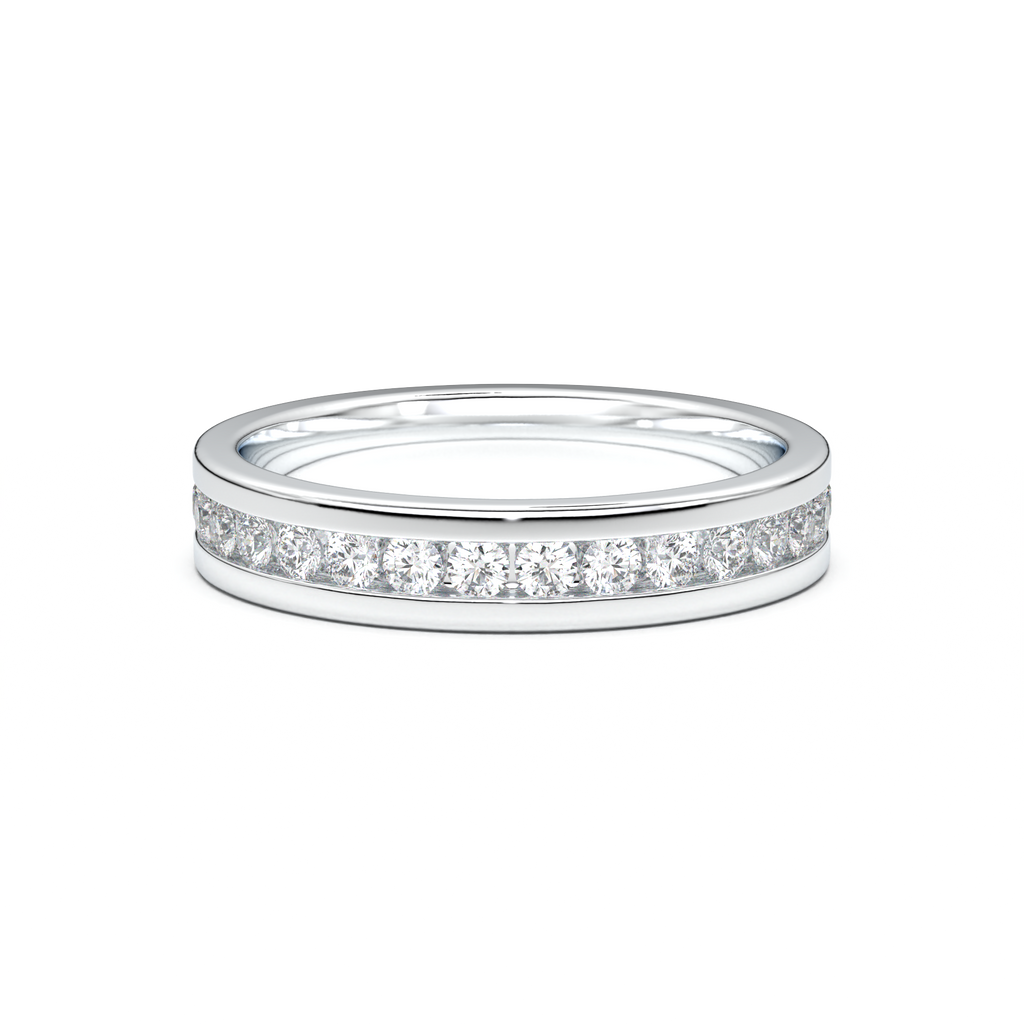 Channel-Set Diamond Men's Band