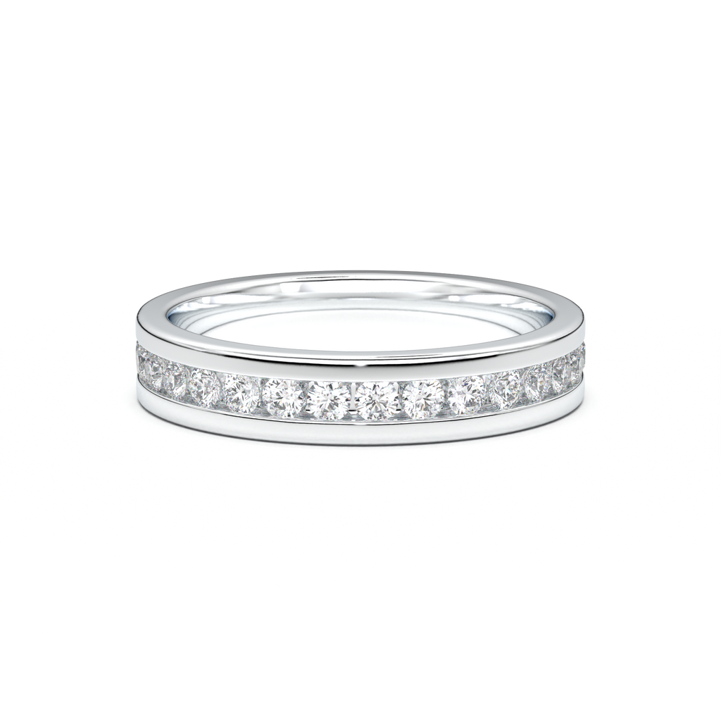Channel-Set Diamond Men's Band