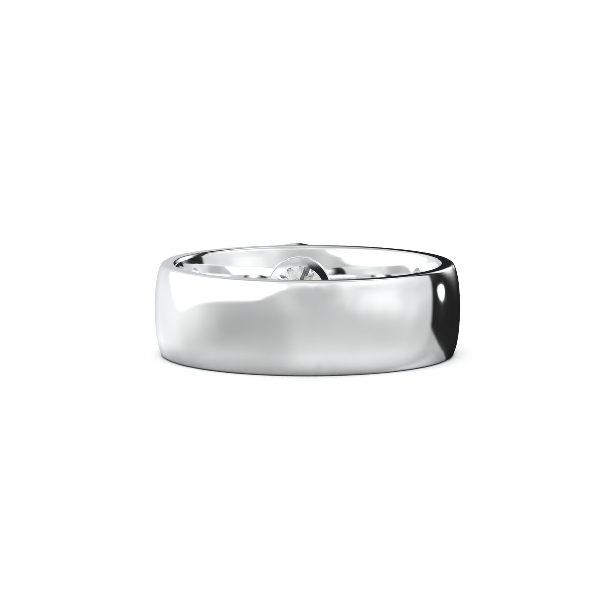 Round Bezel Men's Band