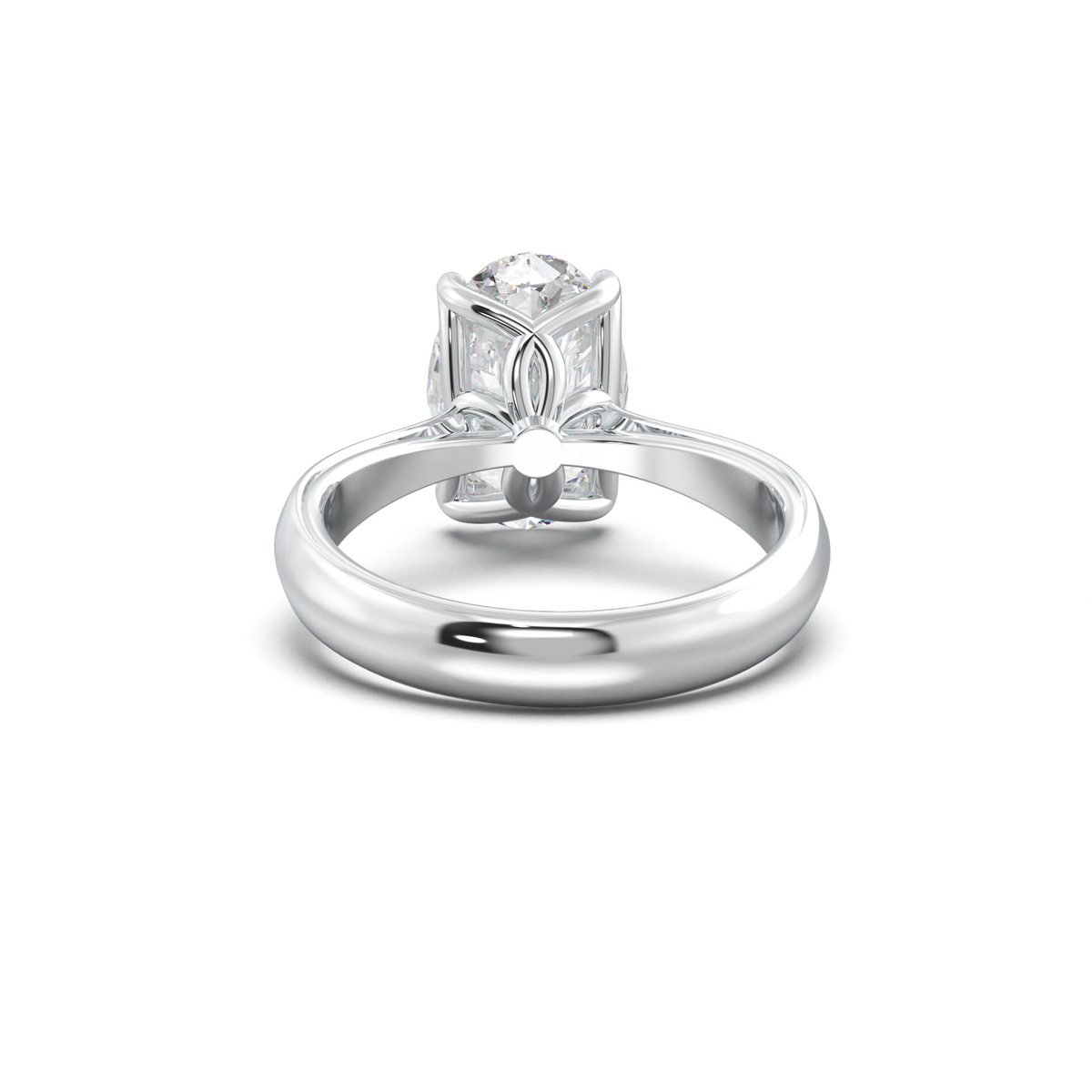 Oval Solitaire Engagement Ring