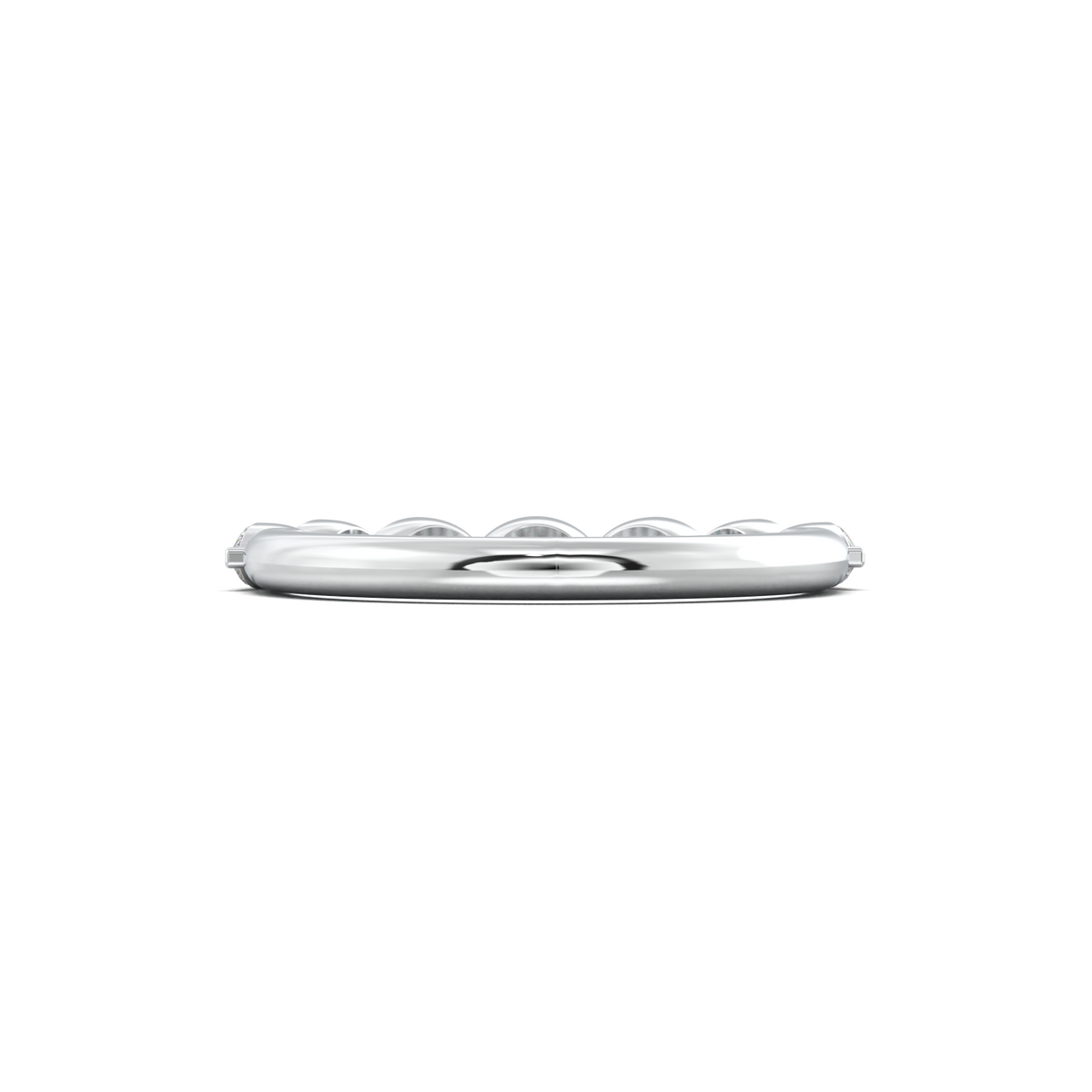 East-West Marquise Half-Eternity Wedding Band