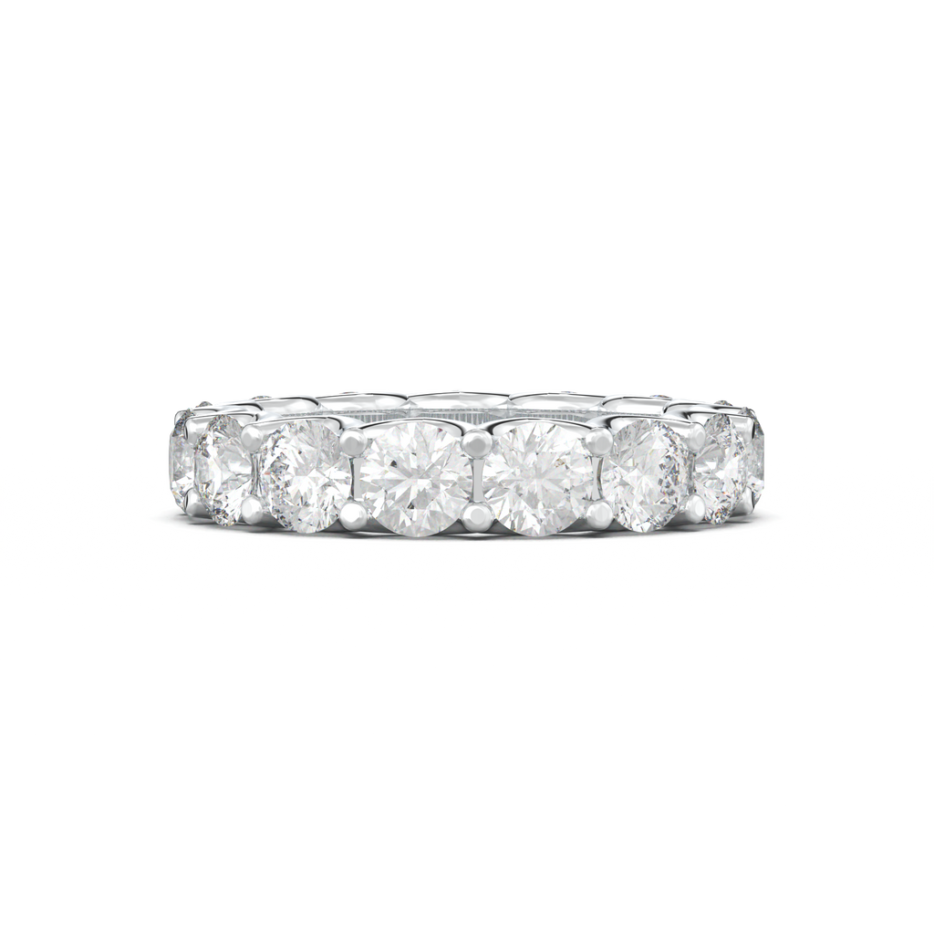 Round Eternity Wedding Band