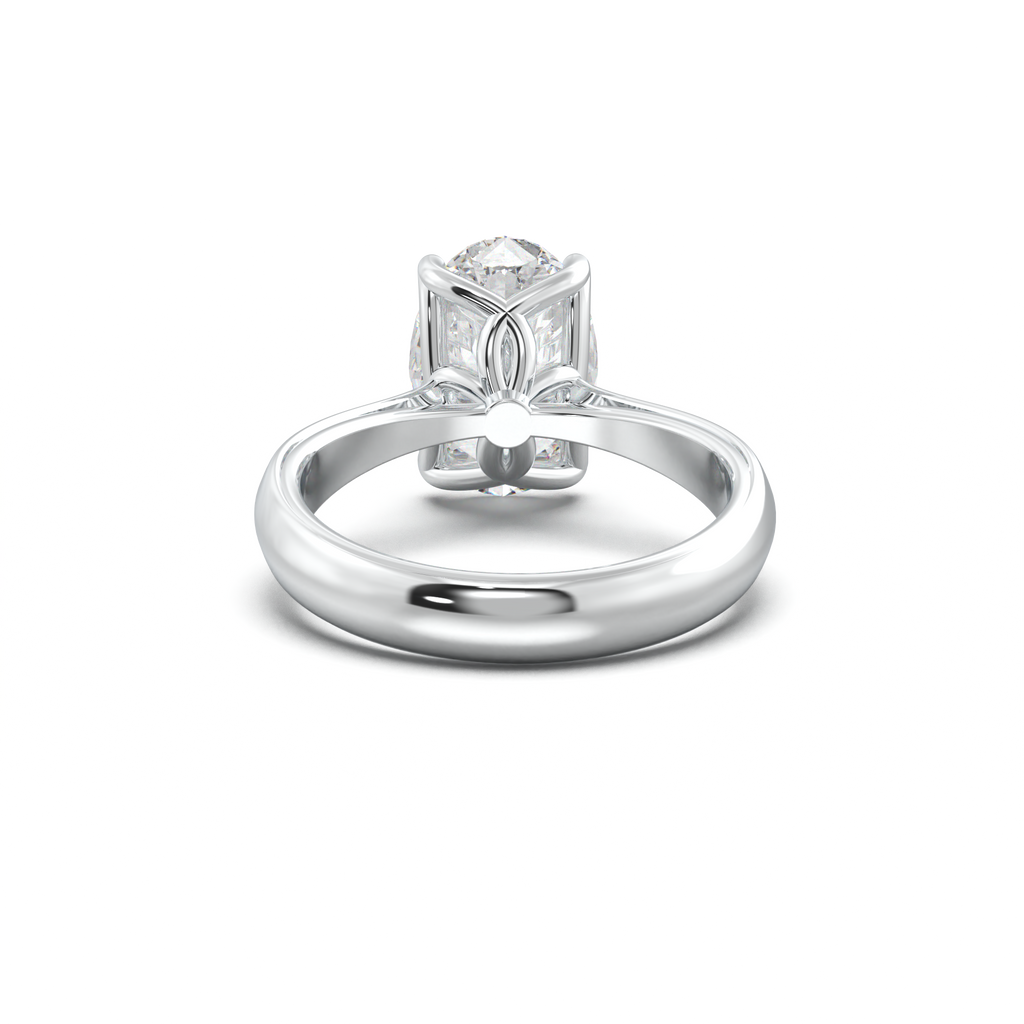 Oval Solitaire Engagement Ring